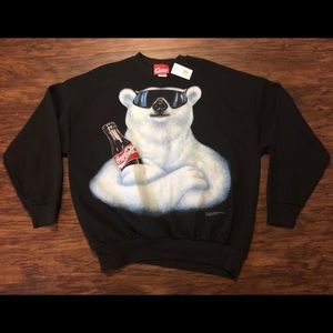 NWT Vintage Coke Polar Bear Sweater